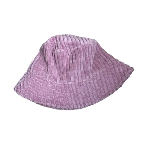 Target Wild Fable Pink Corduroy Bucket Hat Adjustable Lined Polyester Nylon Wm’s - Picture 11 of 13